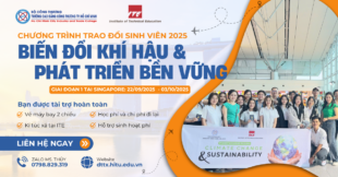 THÔNG BÁO TUYỂN SINH CHƯƠNG TRÌNH TRAO ĐỔI SINH VIÊN VIỆT NAM – SINGAPORE 2025